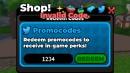 Tycoon Simulator invalid code issue (Image via Roblox)